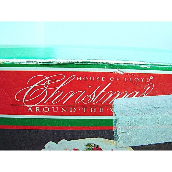 House Of Lloyd Christmas Around the World Flossie Christmas Rabbit Figurine 9" - Picture 9 of 11